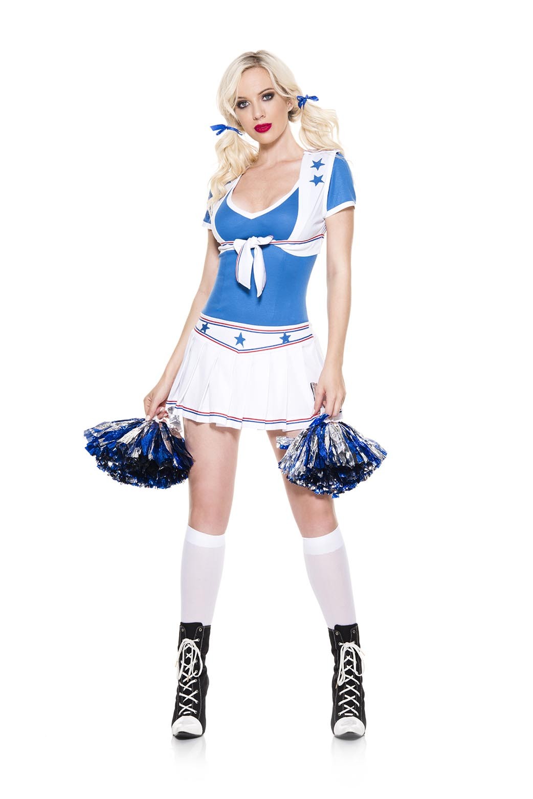 Adult Spirit Cheerleader Woman Costume Sports & School Girl Costumes - Picture 4 of 12