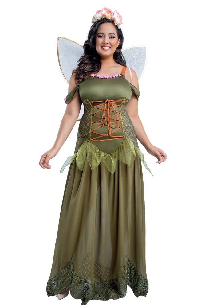 Adult Rose Fairy Princess Plus Size Women Costume Womens Plus Size Costumes