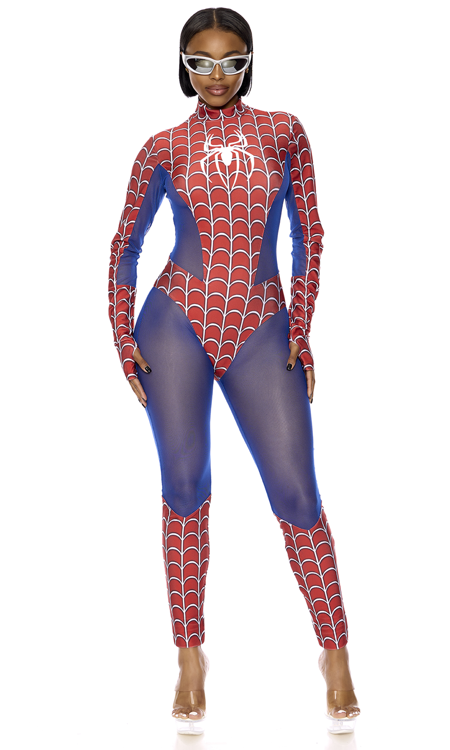 Comic Spiderweb Hero Women Costume
