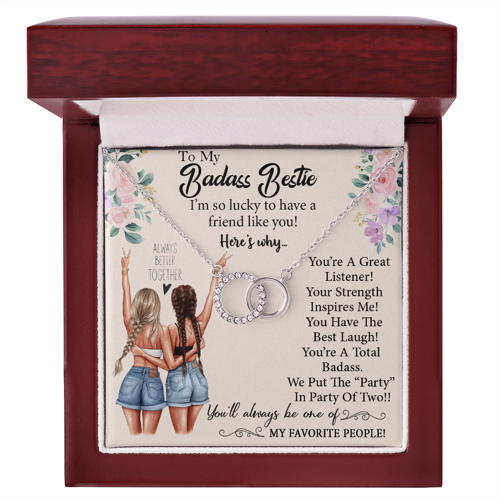 To My Badass Bestie, Necklace Gift, Badass Bestie Gift, Gift For Best Friend! - Picture 10 of 10