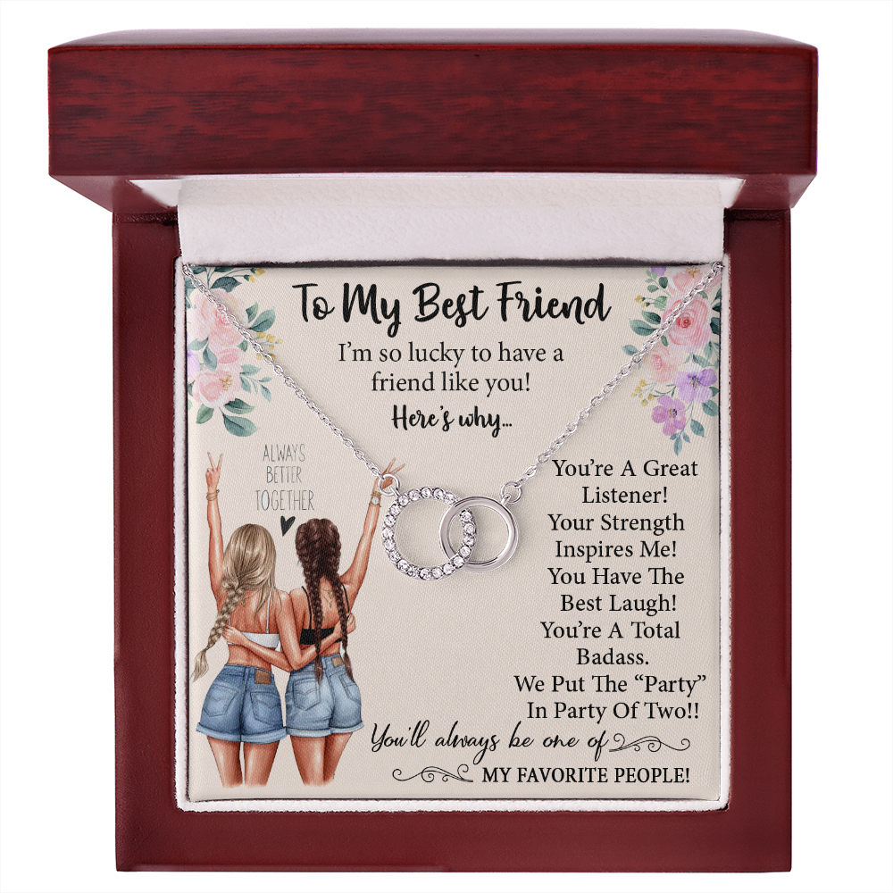 To My Best Friend, Necklace Gift For Friend, Bestie Gift, GIft For Best Friend!