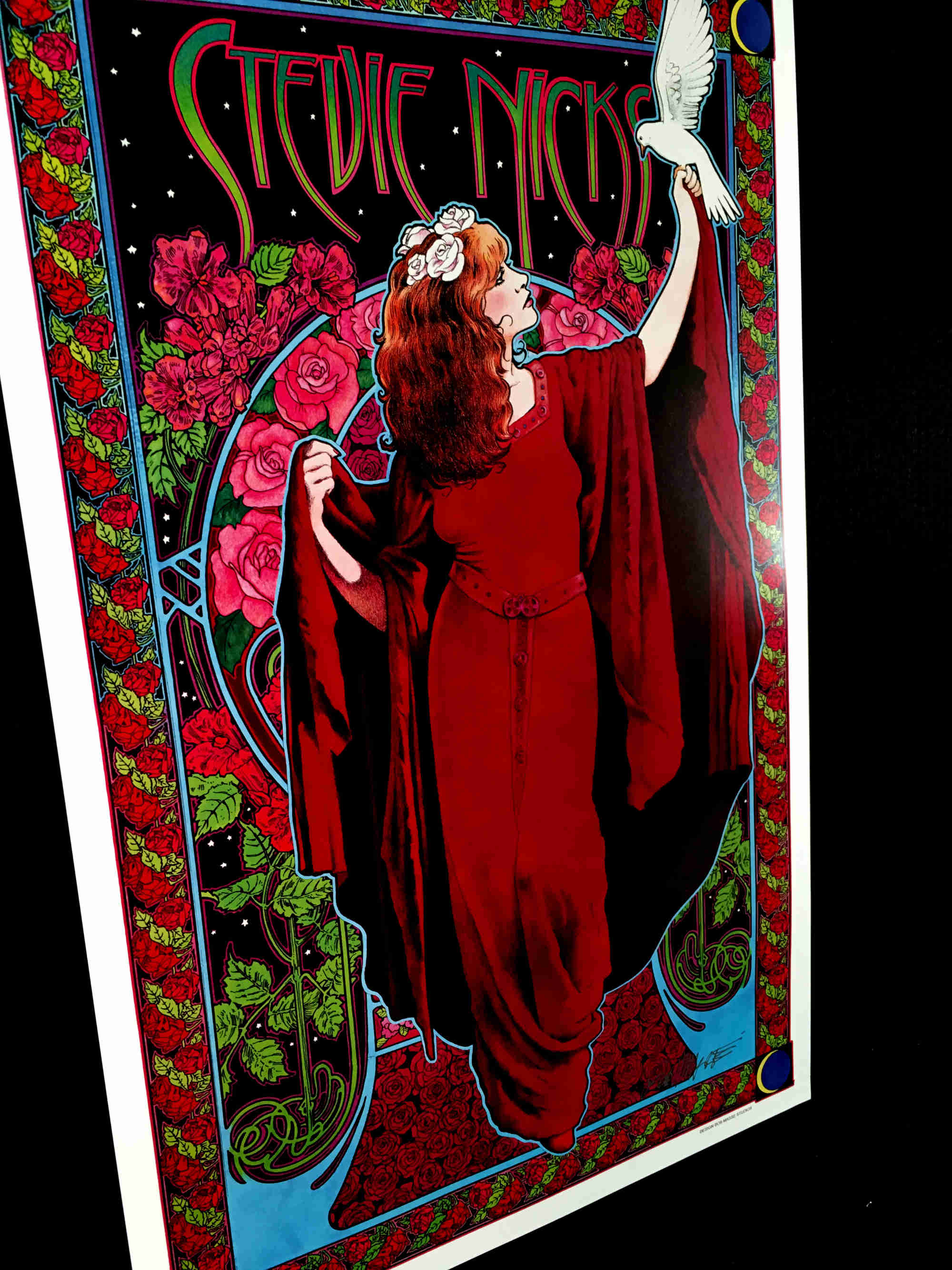 Stevie Nicks Poster White Winged Dove Bob Masse Classic Hand