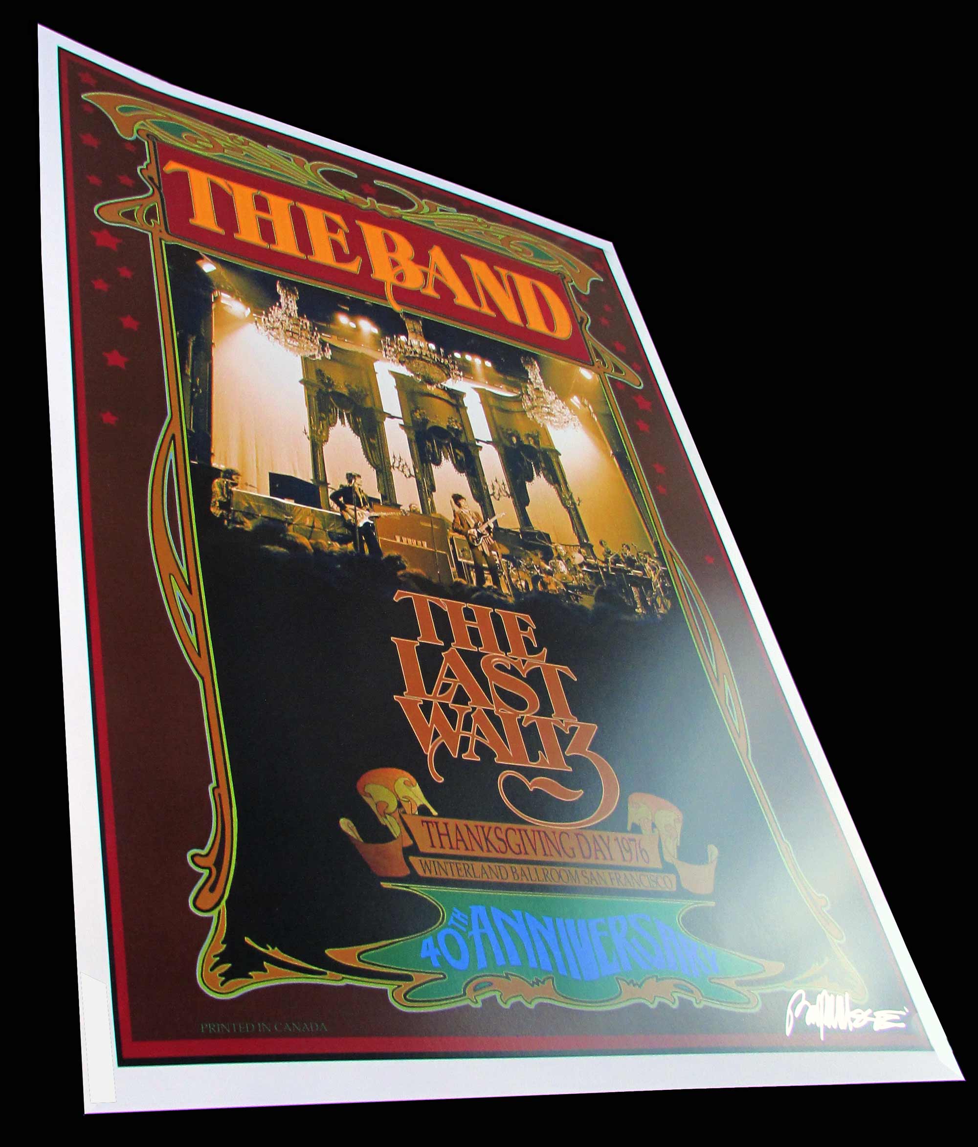ポスター　THE BAND THE LAST WALTZ The Band | Concert poster for 