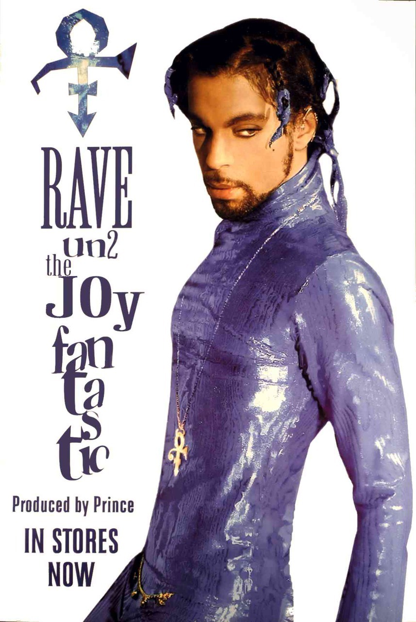 Prince Poster Rave Un2 the Joy Fantastic Original Litho 1999 24
