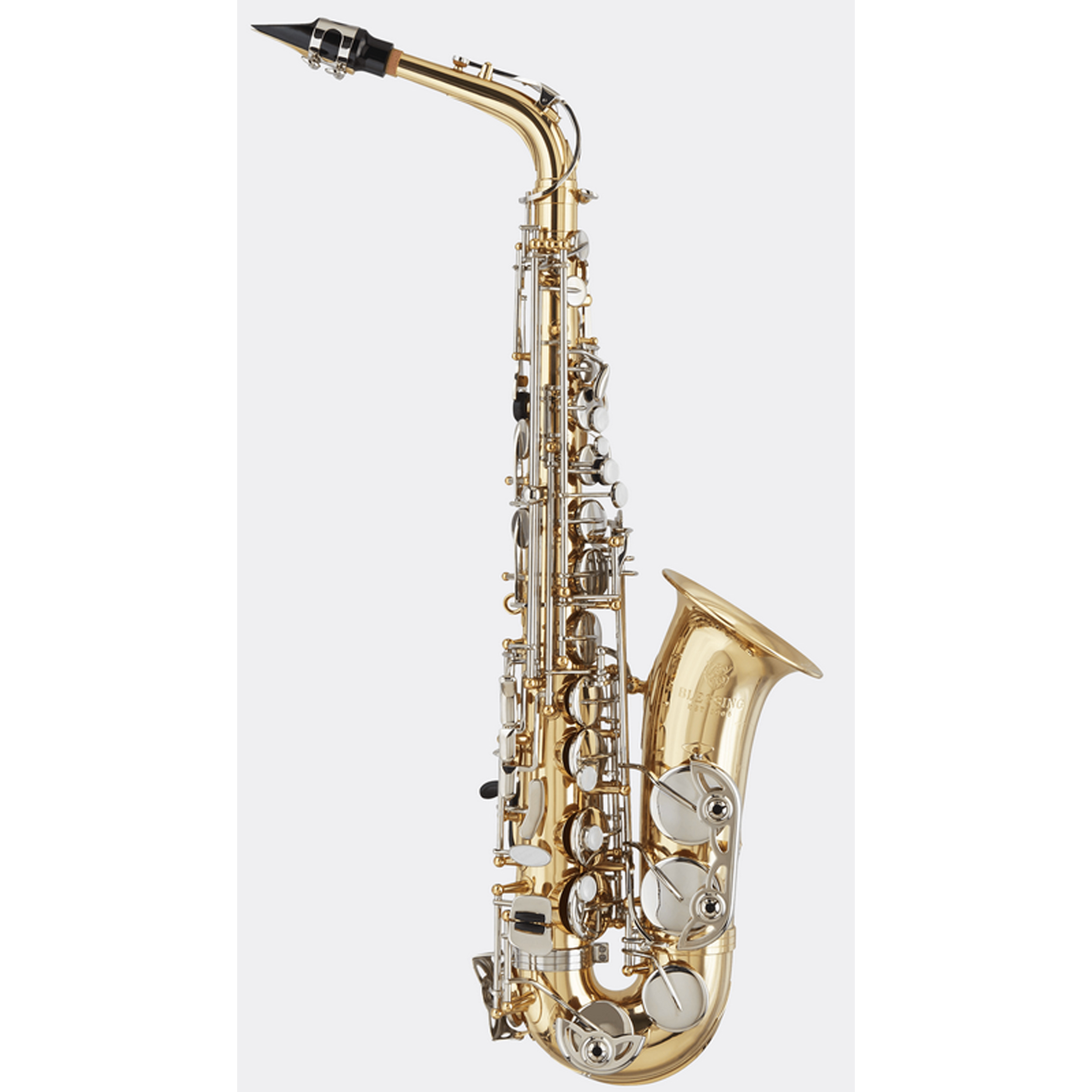 Blessing Eb Alto Saxophone, Gold Lacquer, Outfit | eBay