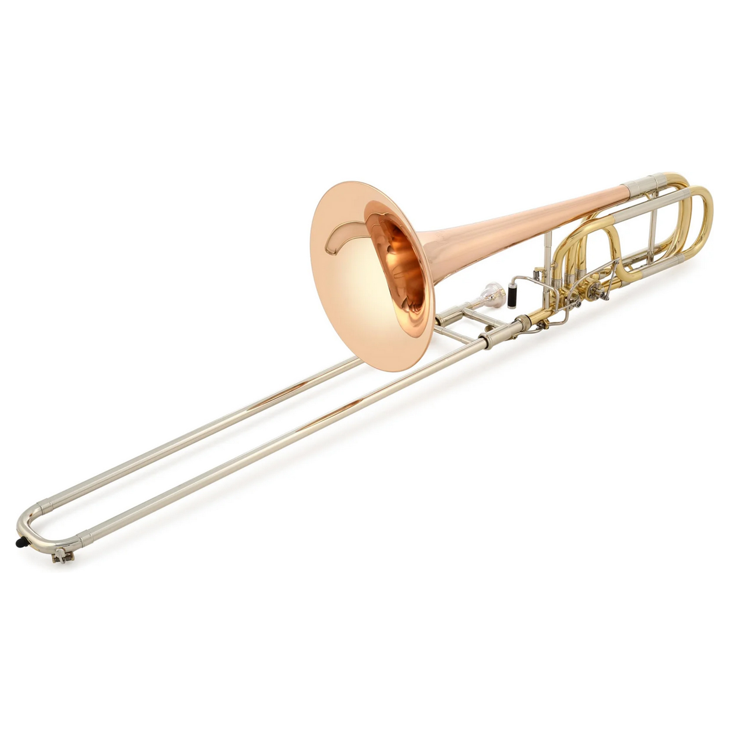 Blessing Bass Trombone, Double Rotor, Clear Lacquer, Outfit | eBay