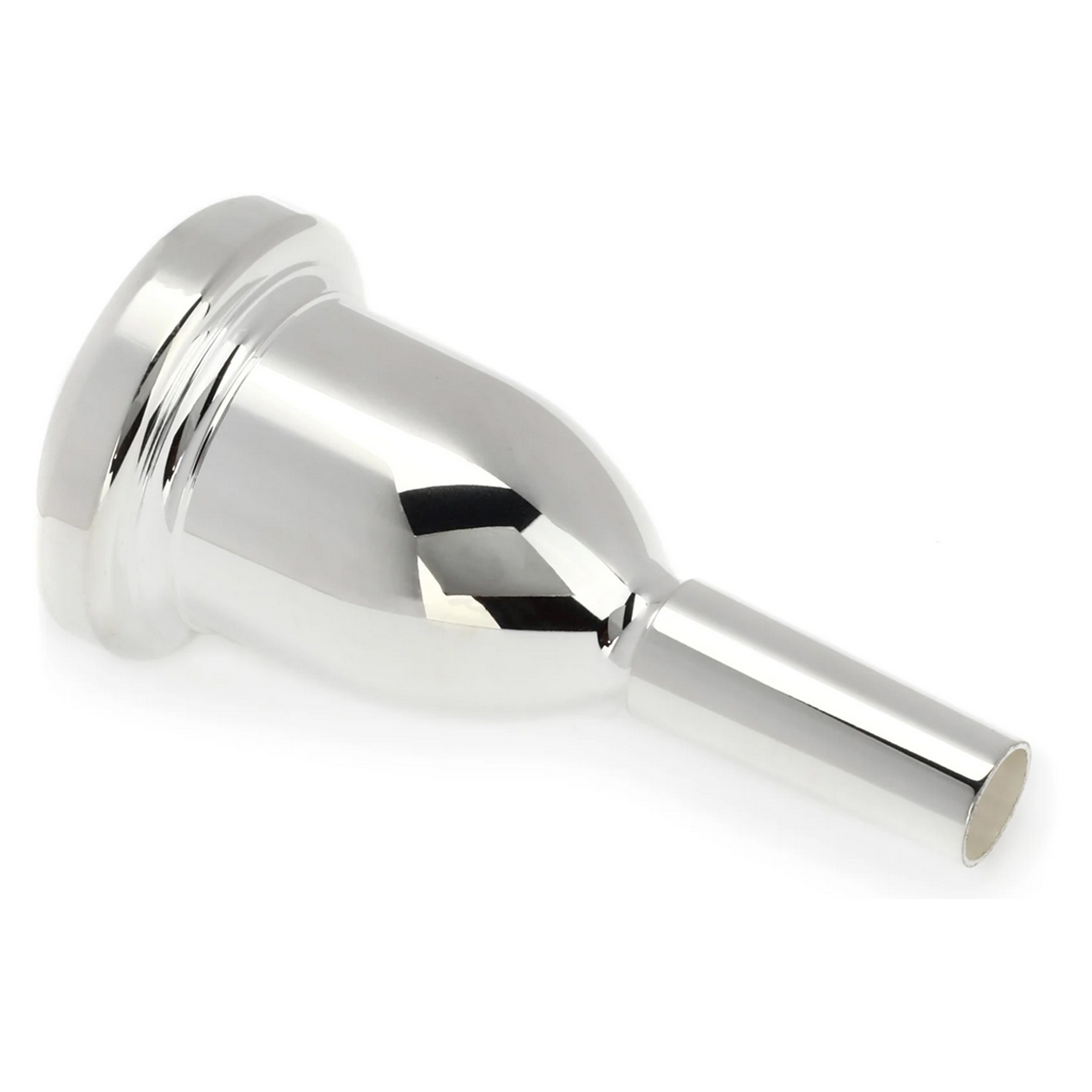 Bocchino Per Trombone Bach Megatone 6,5 AL, Piccolo Gambo, Placcato Argento, Nuovo