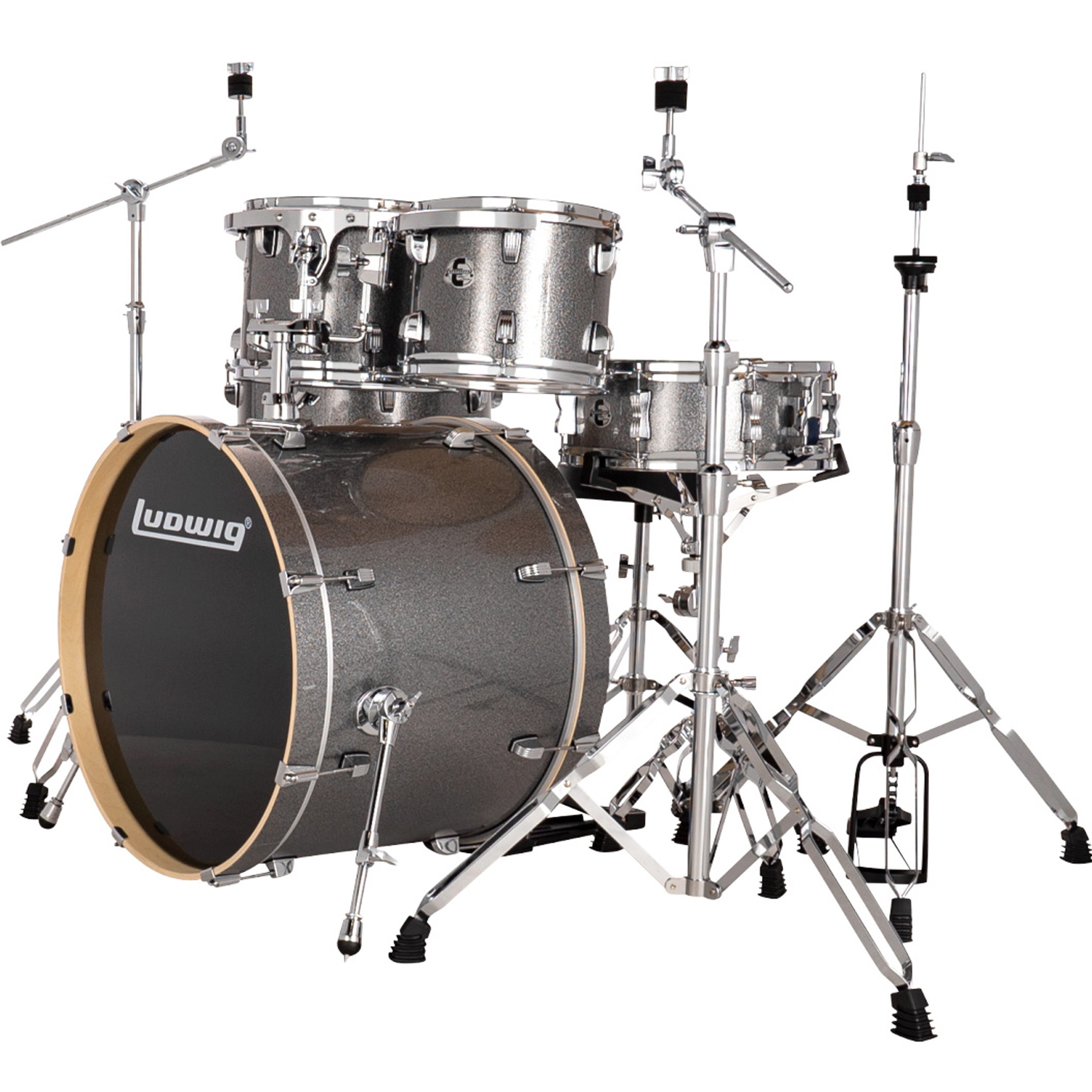 Ludwig Evolution 6pc Acoustic Drum Set with 22