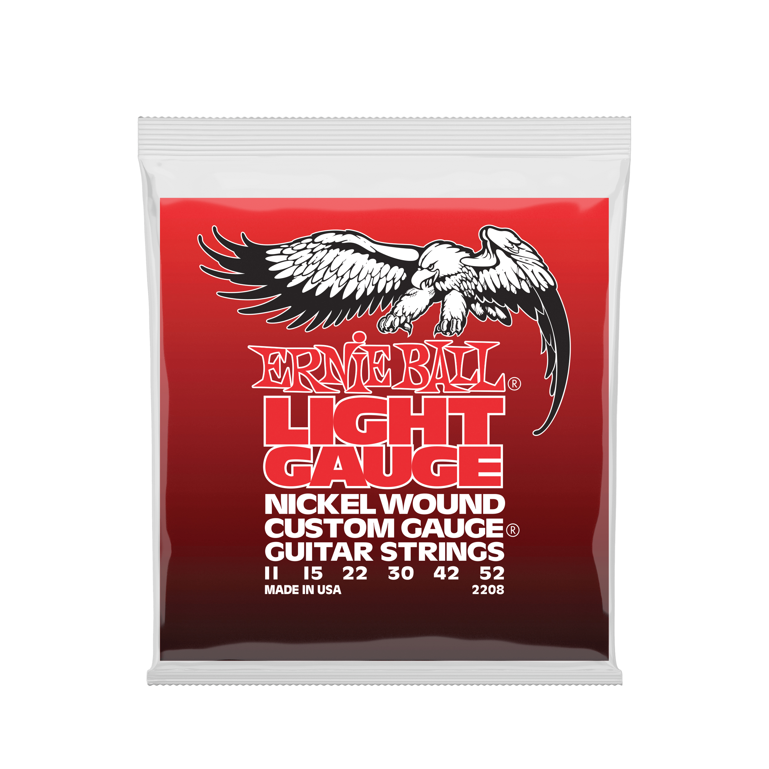 Ernie Ball Light Nickel Wound w/ wound G Electric Guitar Strings 11