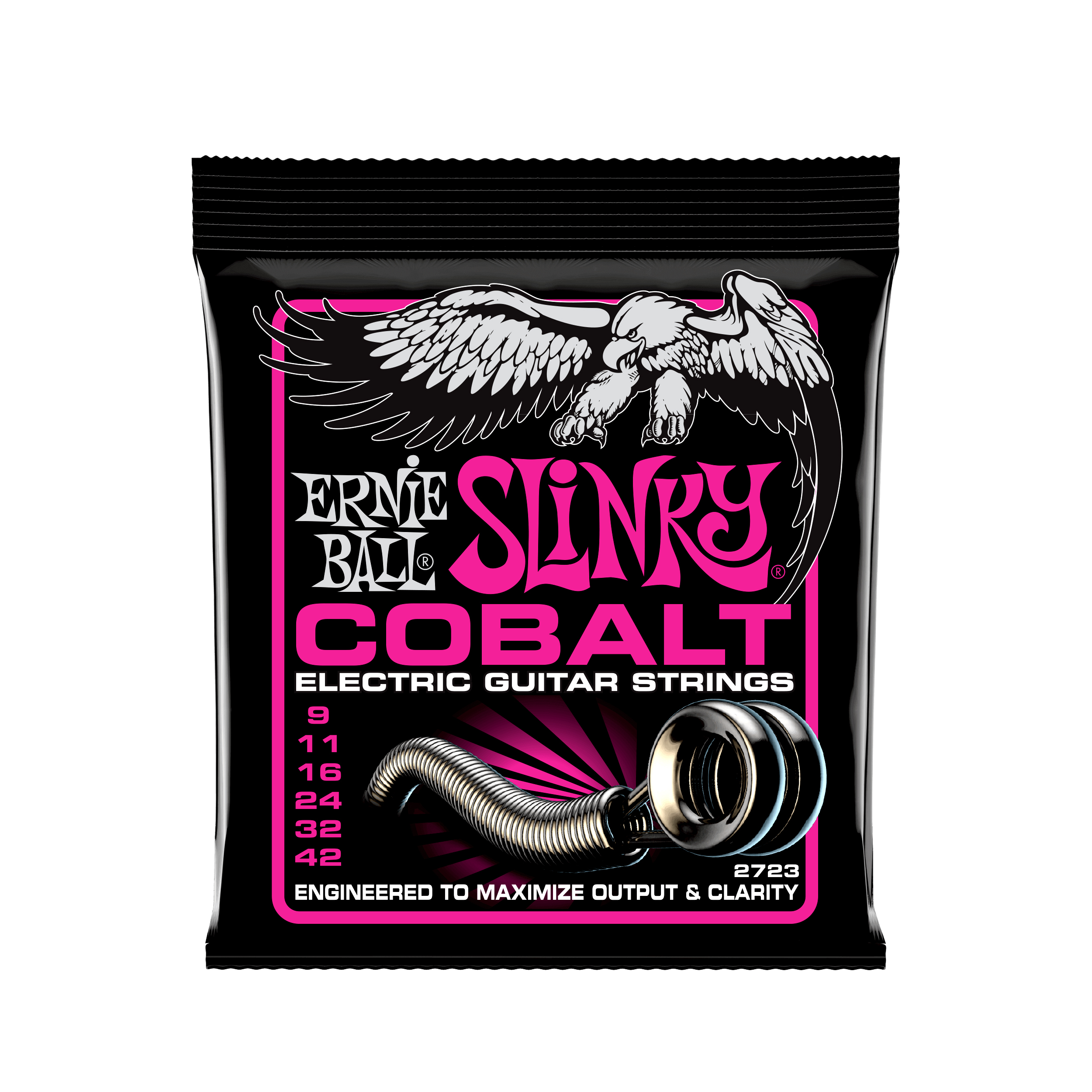 Ernie Ball Super Slinky Cobalt Electric Guitar Strings 942 Gauge
