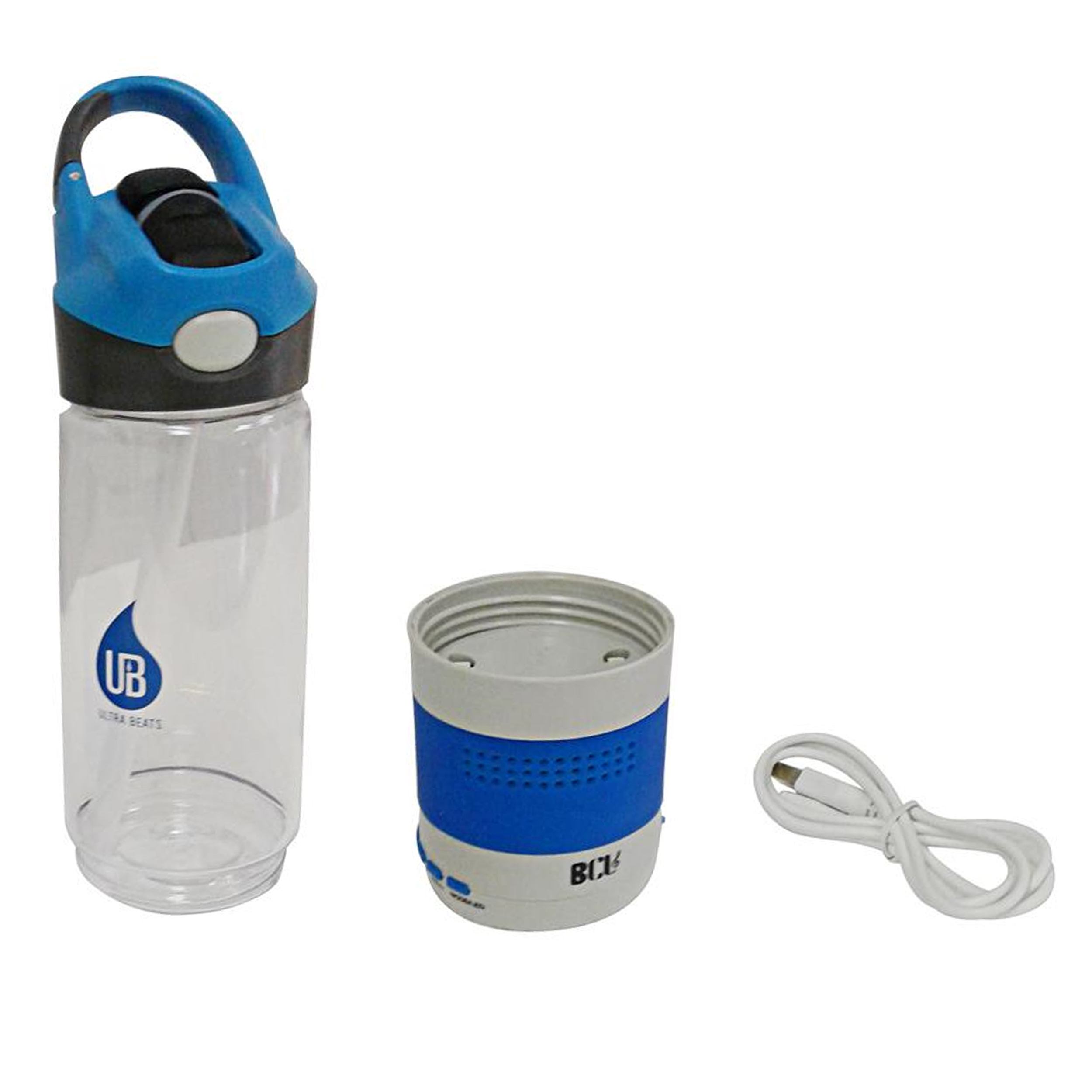 Ultra Beats 2 In 1 Water Bottle With LED, 3W Waterproof Bluetooth