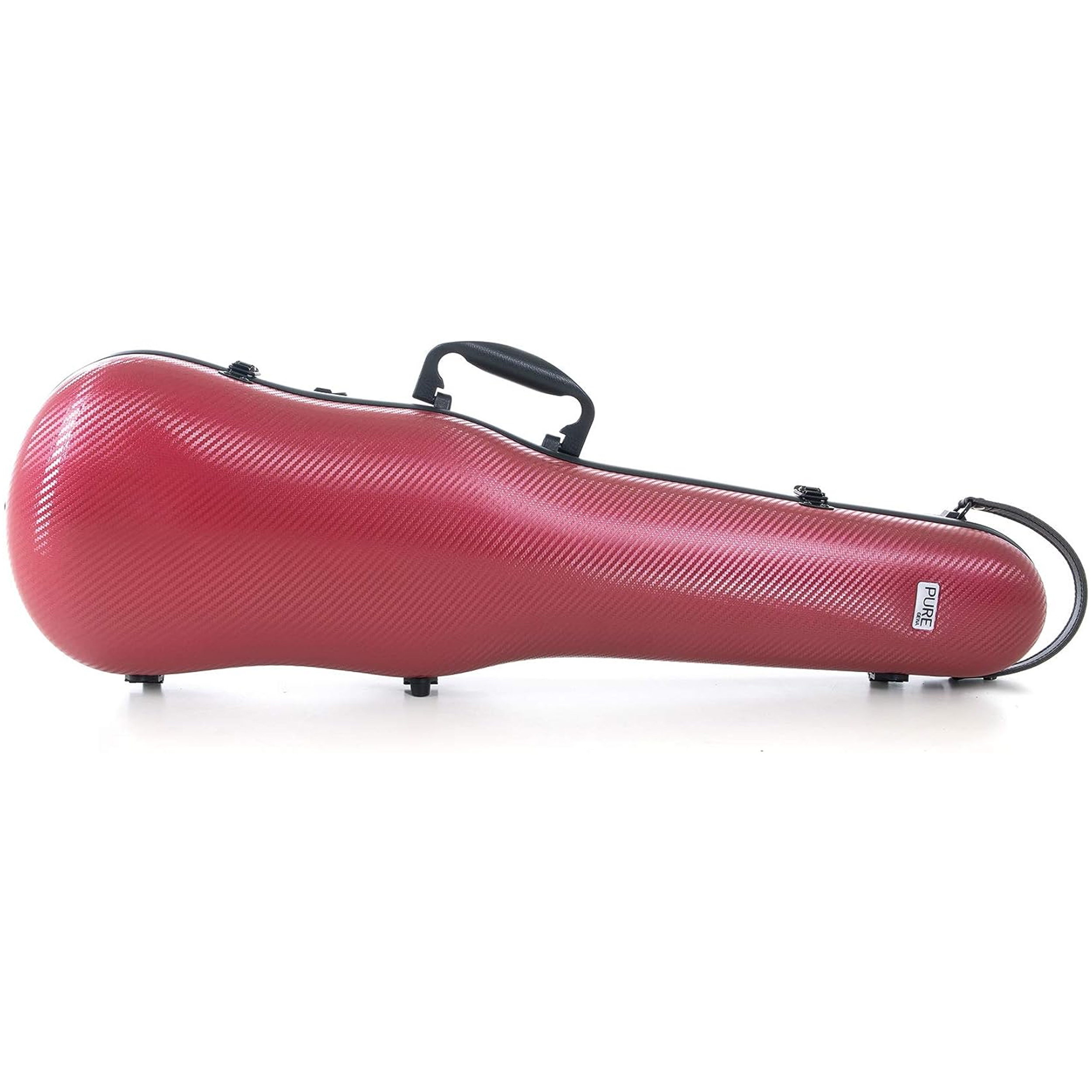 PURE by GEWA Violin Case, Polycarbonate 1.8, Shaped, Red