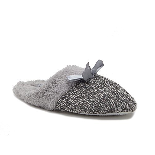 New Women's 1343A Slip On Faux Fur Indoor House Shoes Slippers - Picture 7 of 21