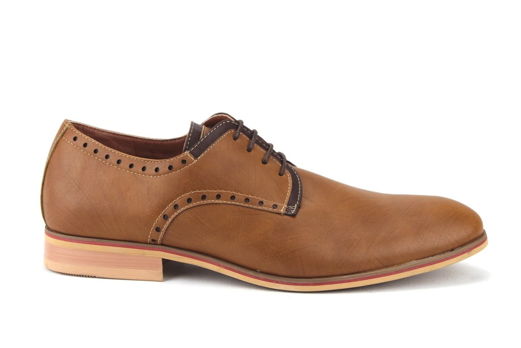 NEW Mens Ferro Oxford Modern Dress Shoes Lace Up Amazon.com | New Men main image 3