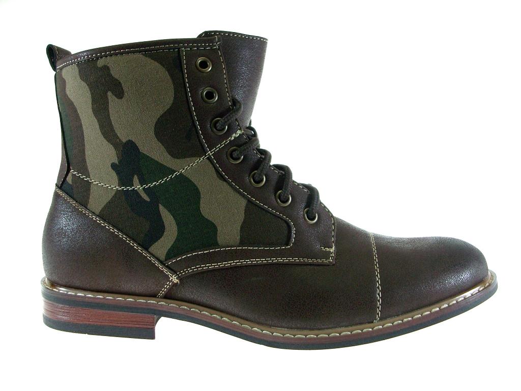 New Men's 808562A Army Camouflage Print Military Style Tall Combat