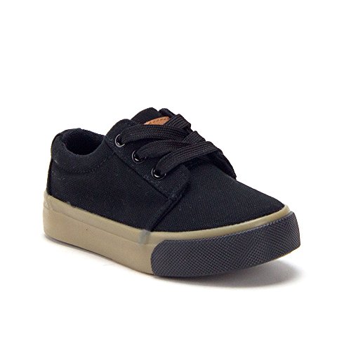 Little Kids Boys Girls Val-07 Supreme Low Top Canvas Sneakers Shoes, School Shoe - Picture 7 of 8