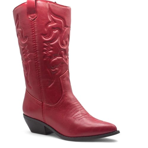 Damen Western Cowboystiefel - bequeme Cowgirl Stiefel Cowboystiefel - Bild 8 von 8