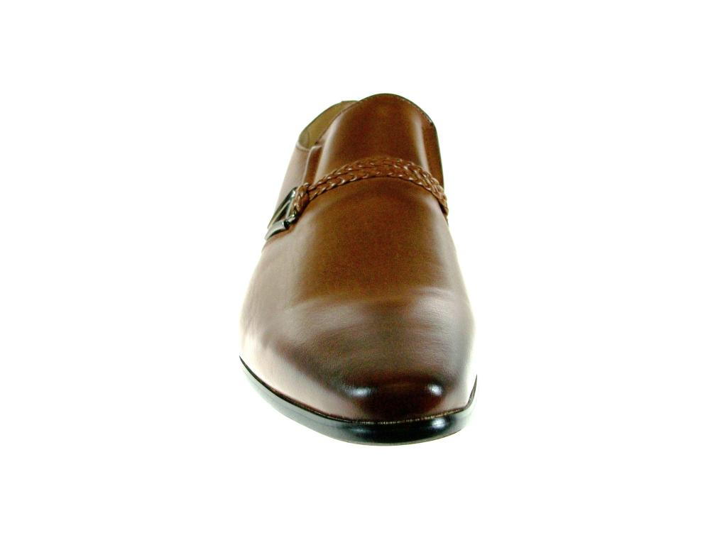 New Men's 98105 Slip On Pointed Toe Loafers Dress Shoes - Picture 35 of 43