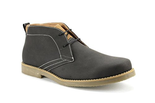 Nuevo Polar Fox Para hombres 506008 Gris Informal Chukka Desierto Con Cordones Botines Vestido Botas - Imagen 12 de 13