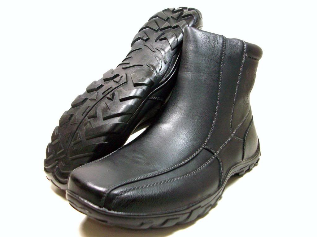 Polar Fox Men's 532-Black Cold Weather Fleece Lined Boots - Picture 5 of 9