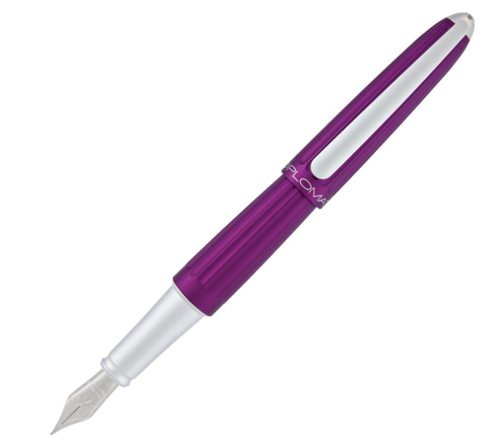 Diplomat Aero Fountain Pen Gift Set, Violet, Made in Germany, New in Box
