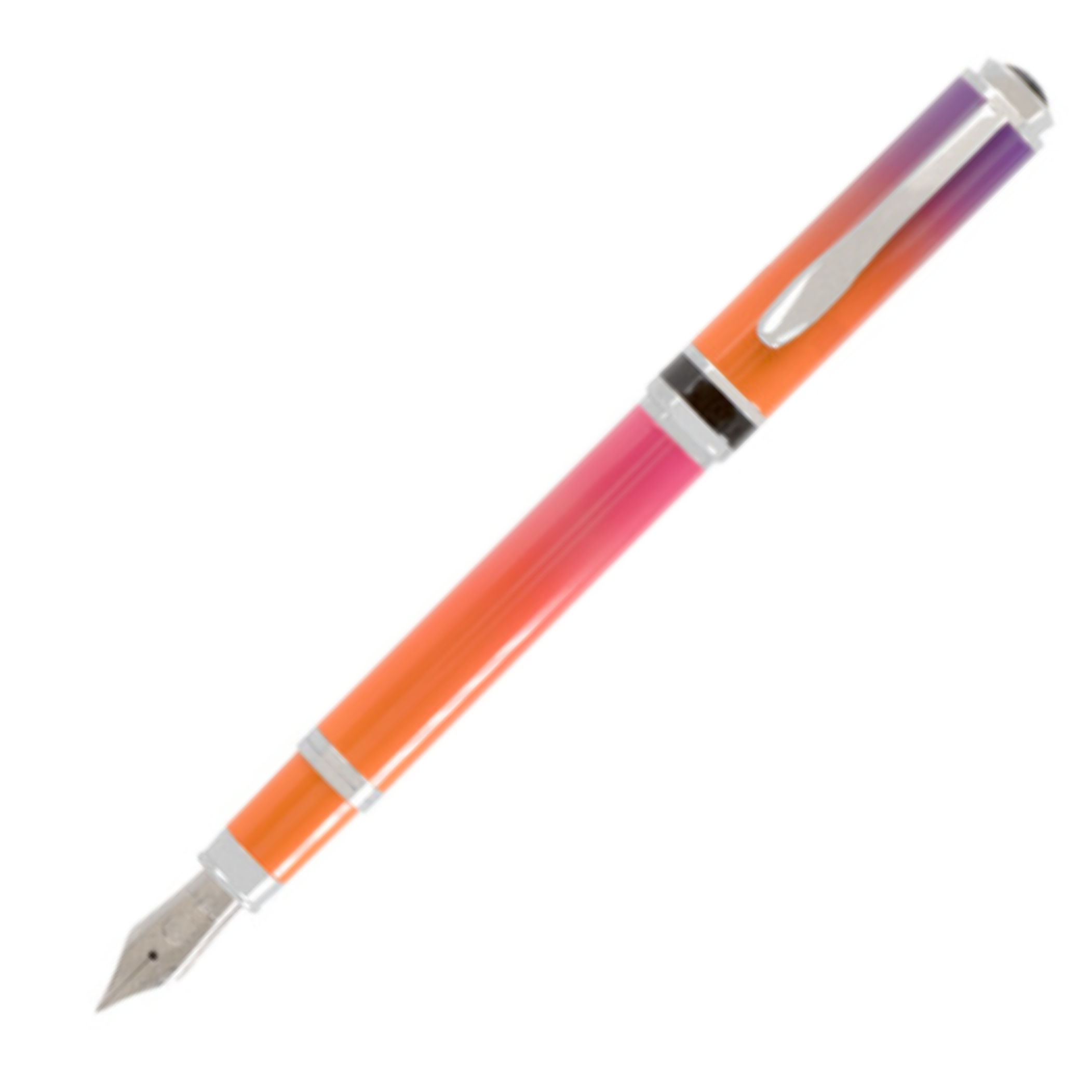 Monteverde Innova Ombre Fusion Harmony (Purple/Orange/Violet) Fountain Pen, New