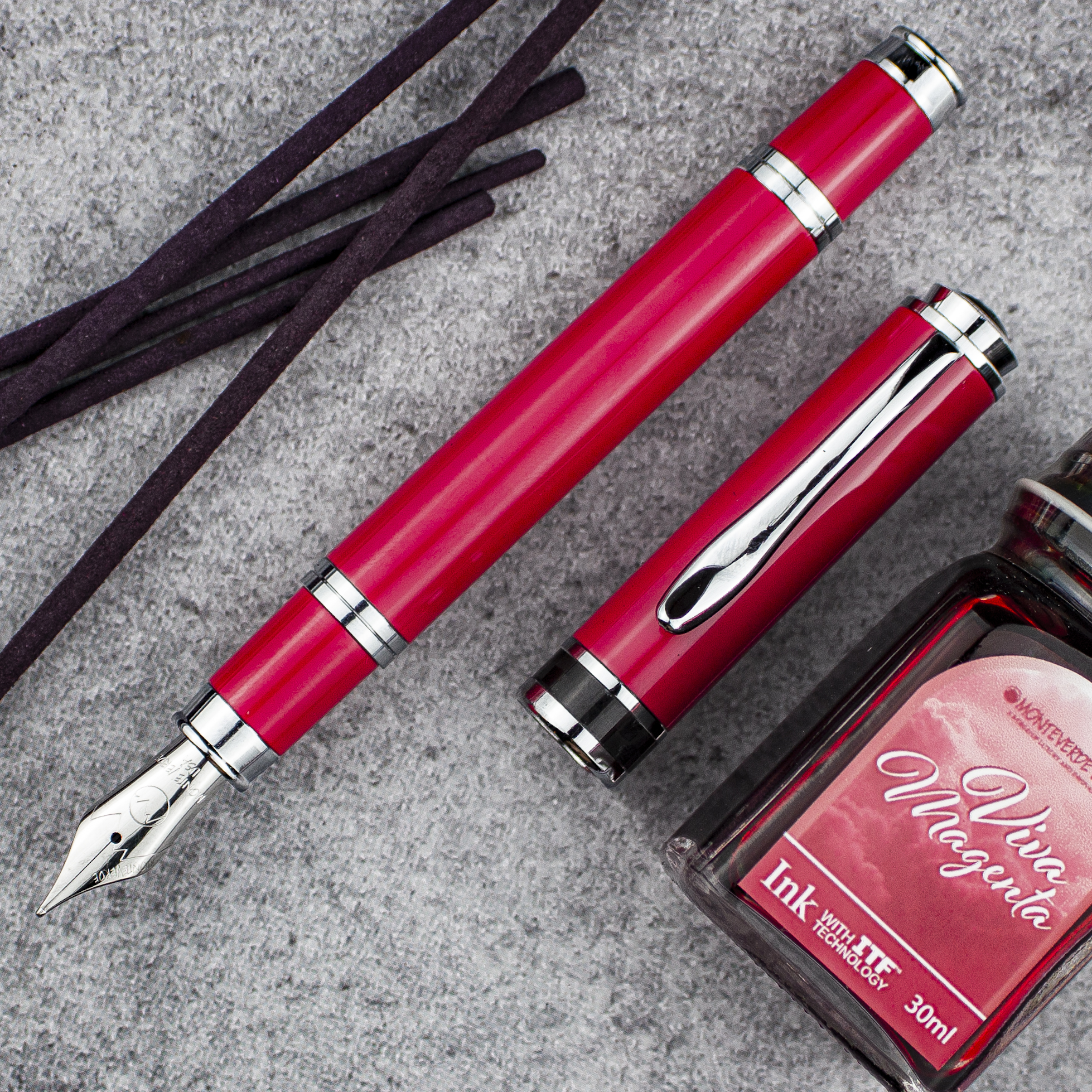 Monteverde Innova Viva Magenta Color of the Year 2023 Set, New in Box | eBay