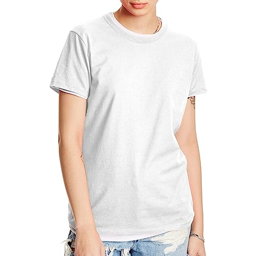Hanes Perfect-T Crewneck T-Shirt, leichtes Baumwoll Kurzarm Tee für Damen - Bild 3 von 7
