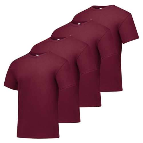 Hanes Herren Kurzarm Essentials Crewneck Baumwolle T-Shirt, Multipack - Bild 15 von 19