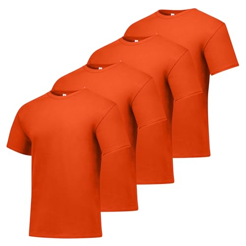 Hanes Herren Kurzarm Essentials Crewneck Baumwolle T-Shirt, Multipack - Bild 16 von 19