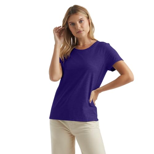 Hanes Perfect-T Crewneck T-Shirt, leichtes Baumwoll Kurzarm Tee für Damen - Bild 7 von 7