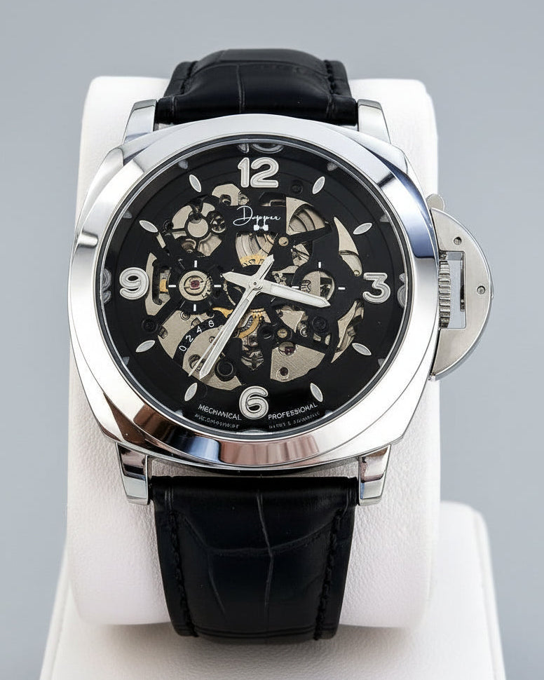 Vantage Automatic Watch – Skeleton Mechanical Men’s Watch, by Dapper Watches