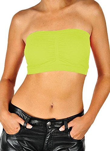 PacificPlex Damen Seamless Bandeau BH Tube Top herausnehmbare Polster - Bild 13 von 59