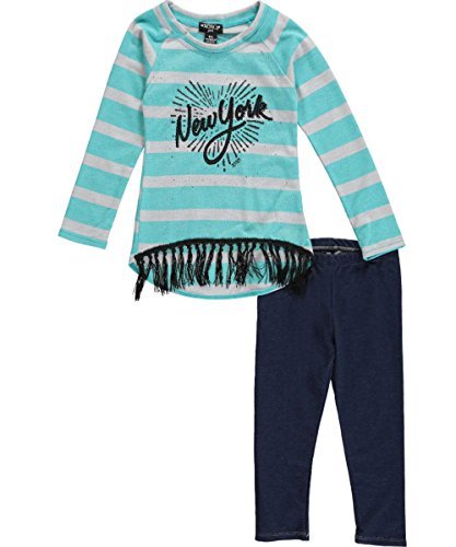XOXO Little Girls' "Paris Sequined" 2-Piece Outfit MSRP $23.00 - Picture 6 of 7