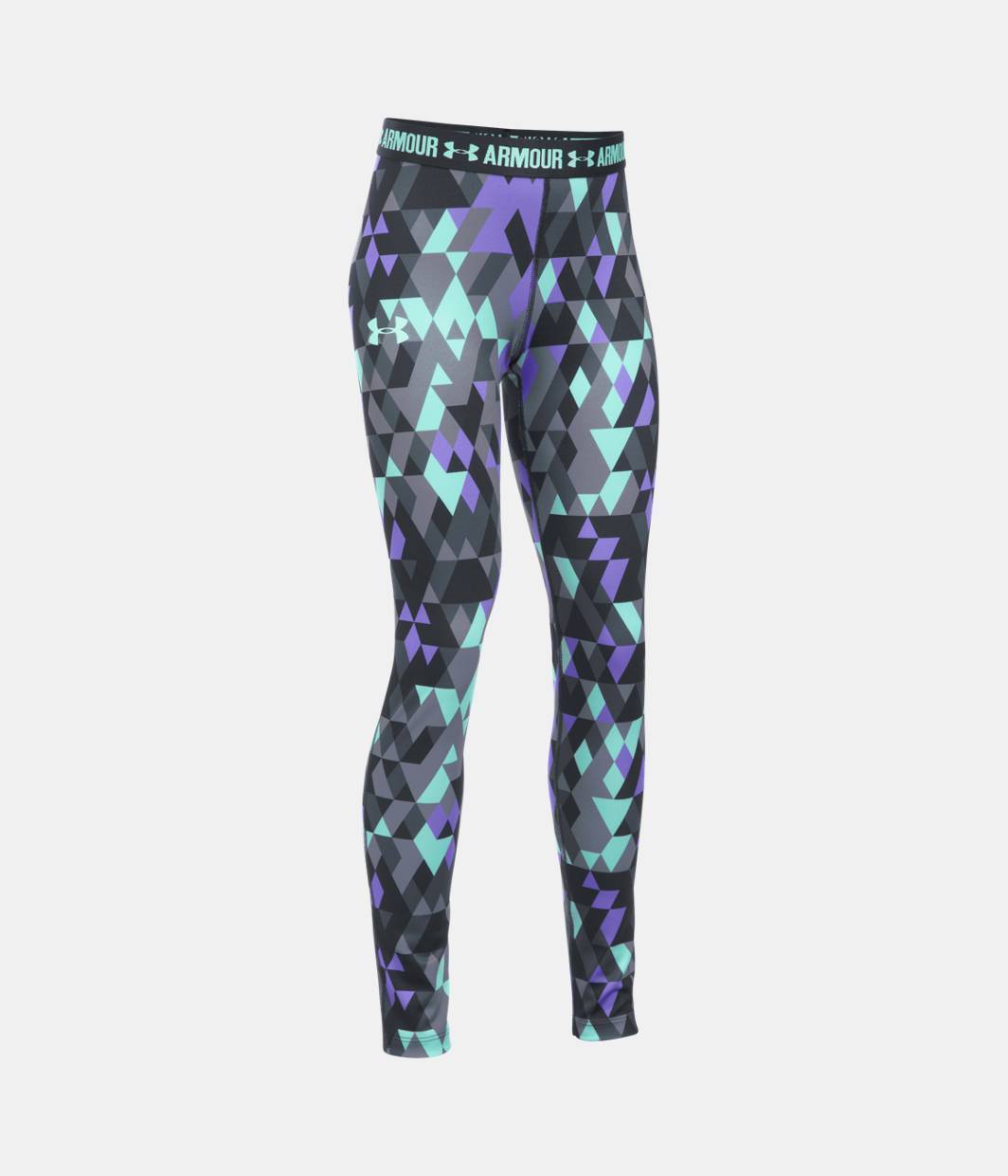 Under Armour Girls' UA HeatGear Armour Printed Legging 1271028 - Picture 11 of 22