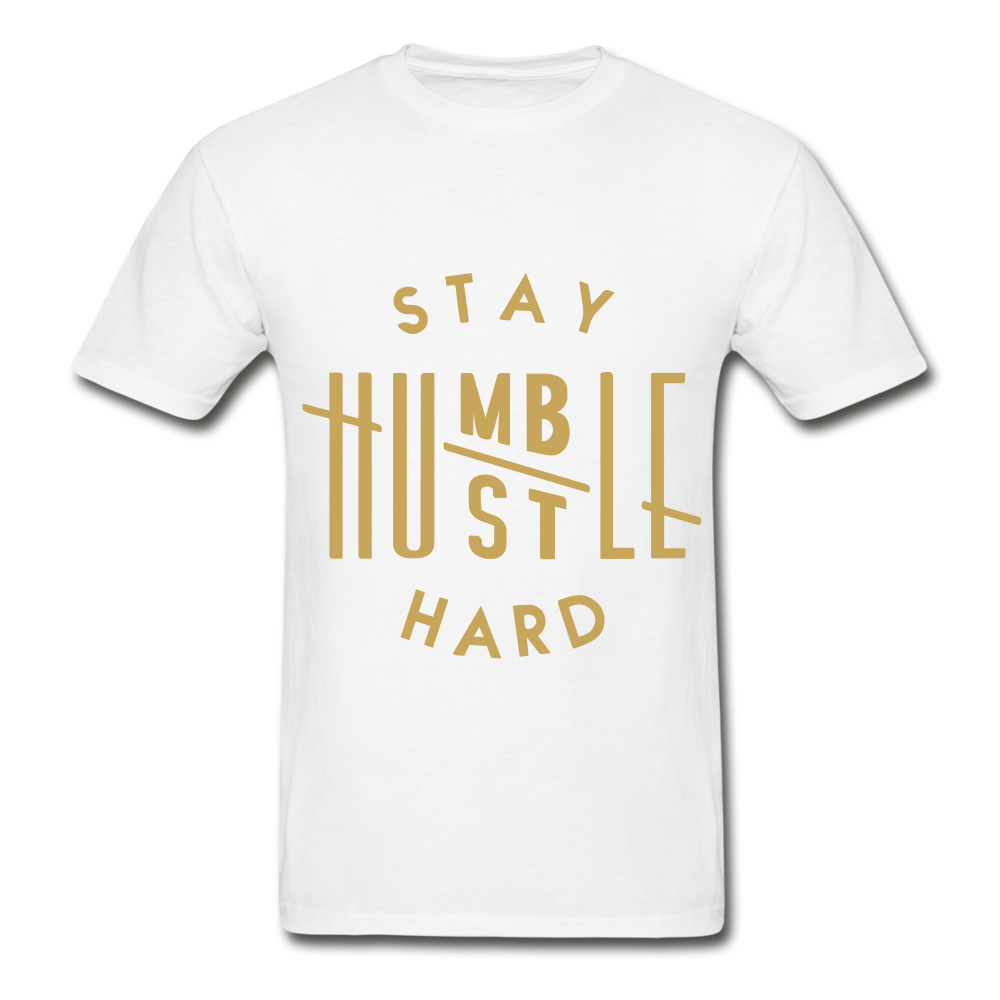 Stay Humble Hustle Hard Black T Shirt - Picture 15 of 15