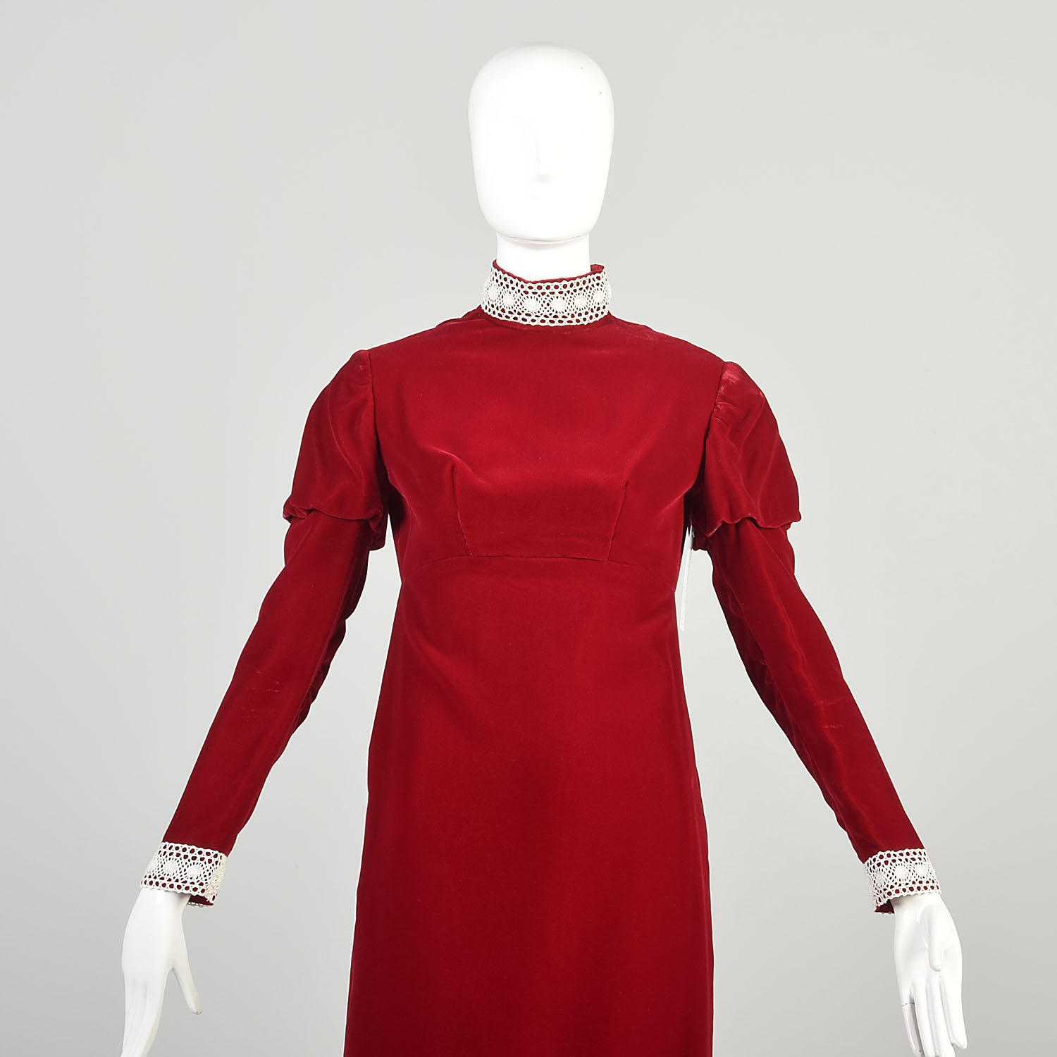 red velvet empire waist dress Crushed Velvet Empire Waist Dress