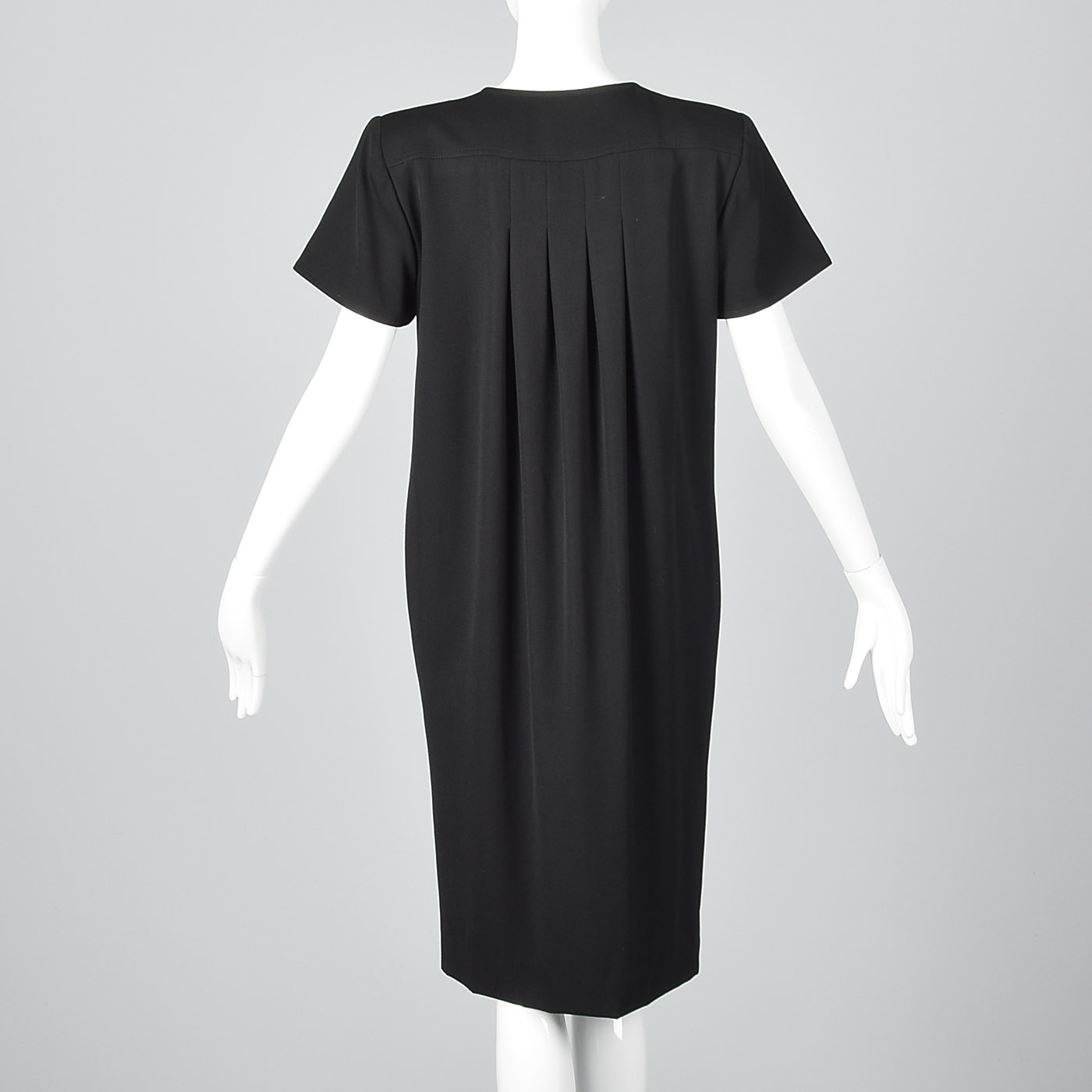 black sack dress