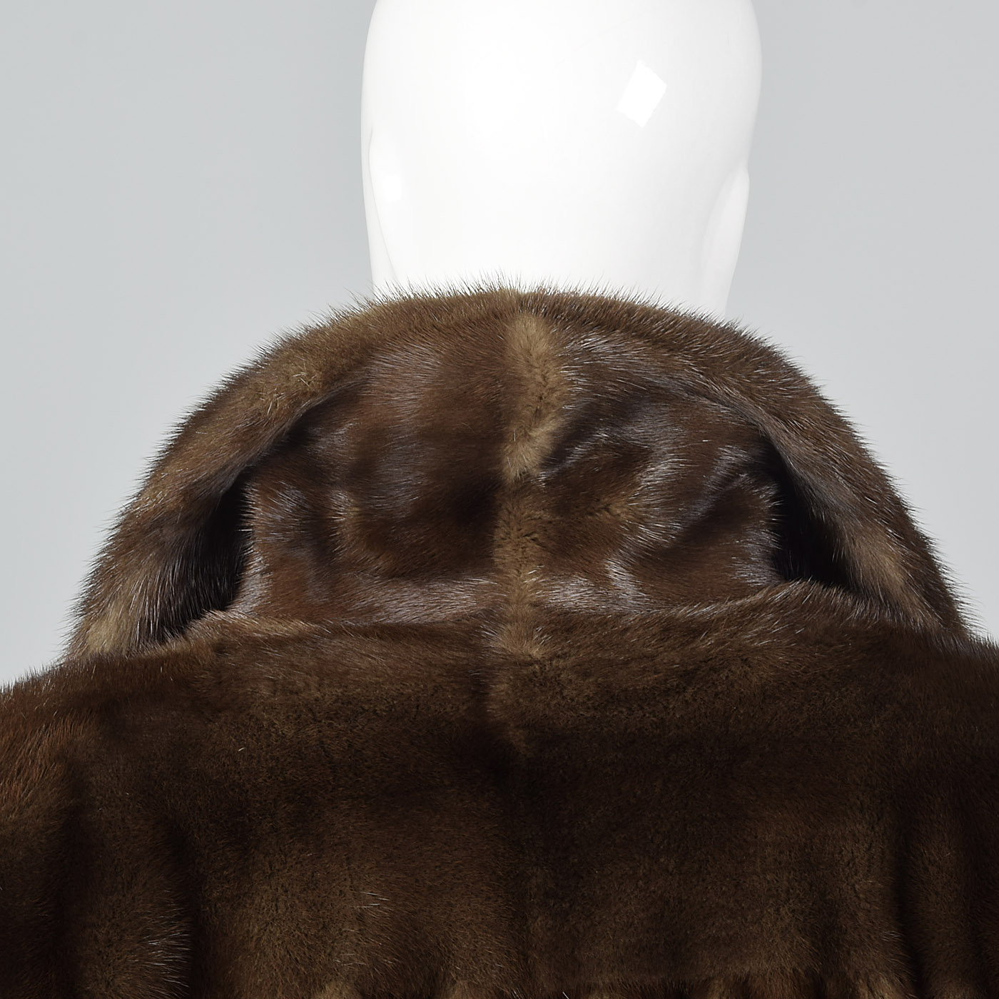 1990s Valentino Alixandre Furs Lunaraine Mink Swing Coat Loose