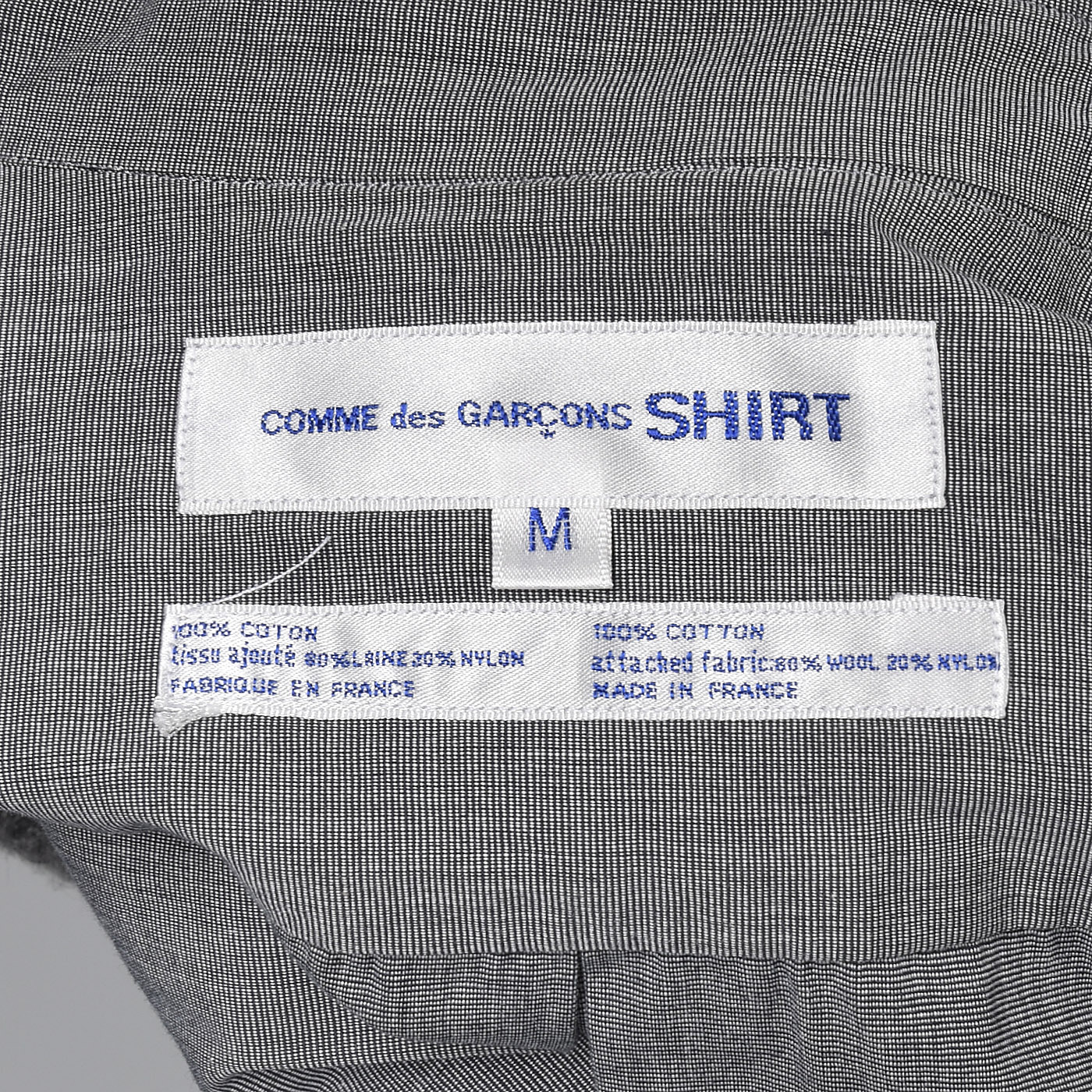 00s comme des garcons shirt レイヤード カットソー