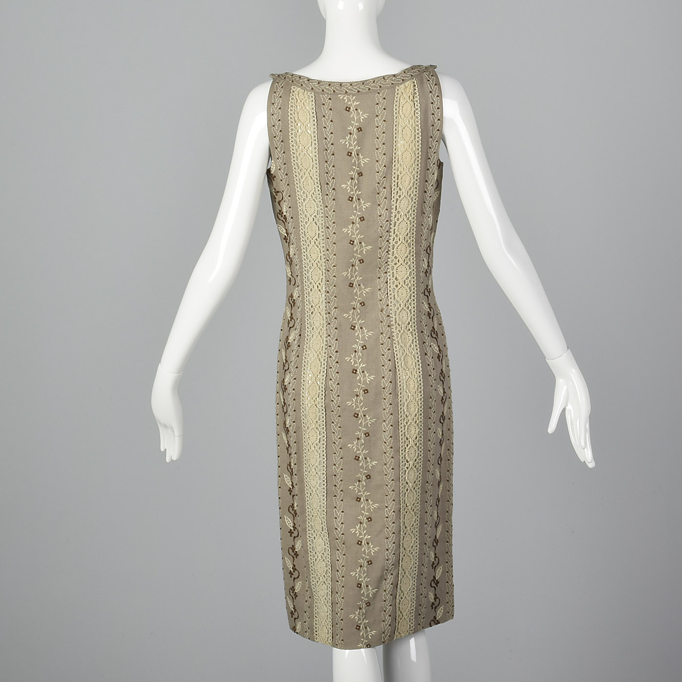 XS 1960s Moygashel Irish Linen Pencil Dress Sleeveless Lace Embroidery Summer | eBay XS 1960s Moygashel Irish Linen Pencil Dress Sleeveless Lace Embroidery Summer | eBay