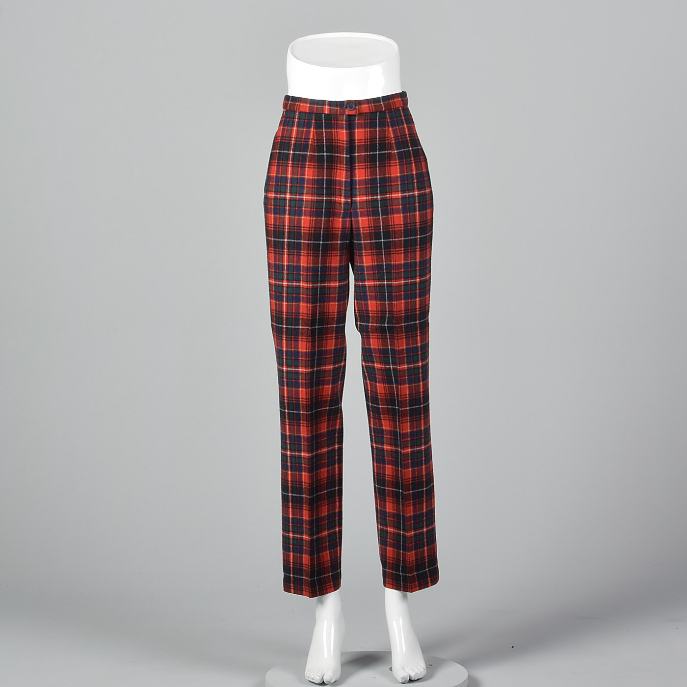 plaid pants vintage