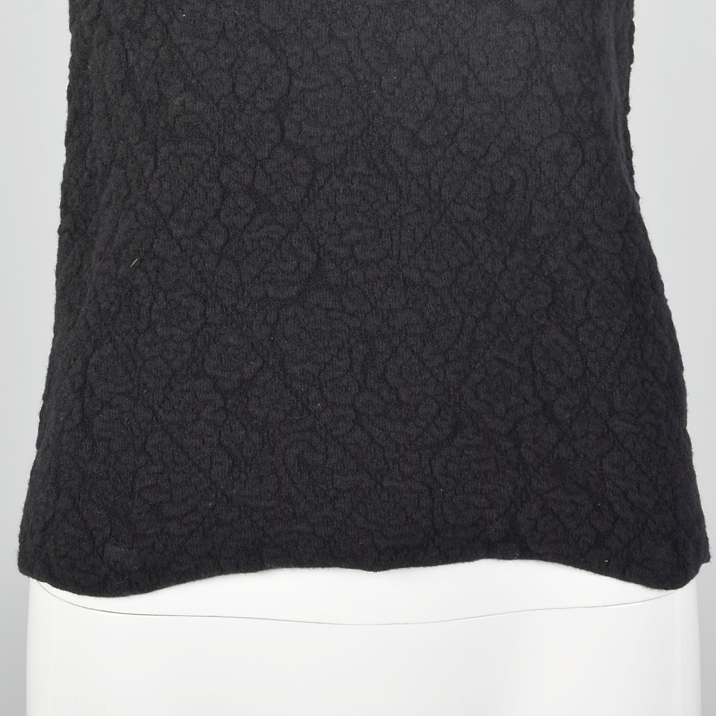 XS 1990s Armani Collezioni Knit Top Black Tank VTG Beaded Straps 