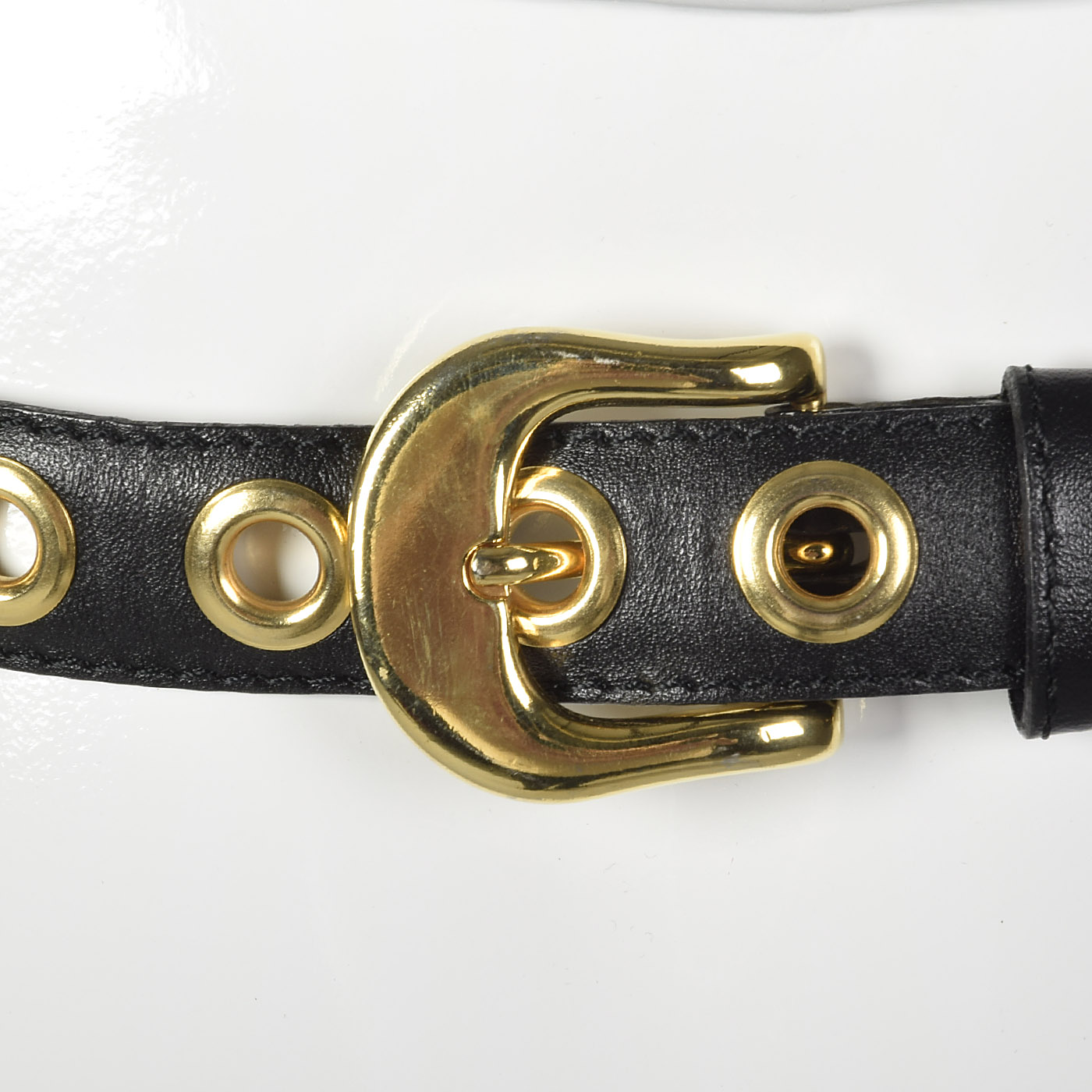 小物 YSL give gauche Leather belt Saint Laurent YSL Cintura Box Leather Belt | Neiman Marcus