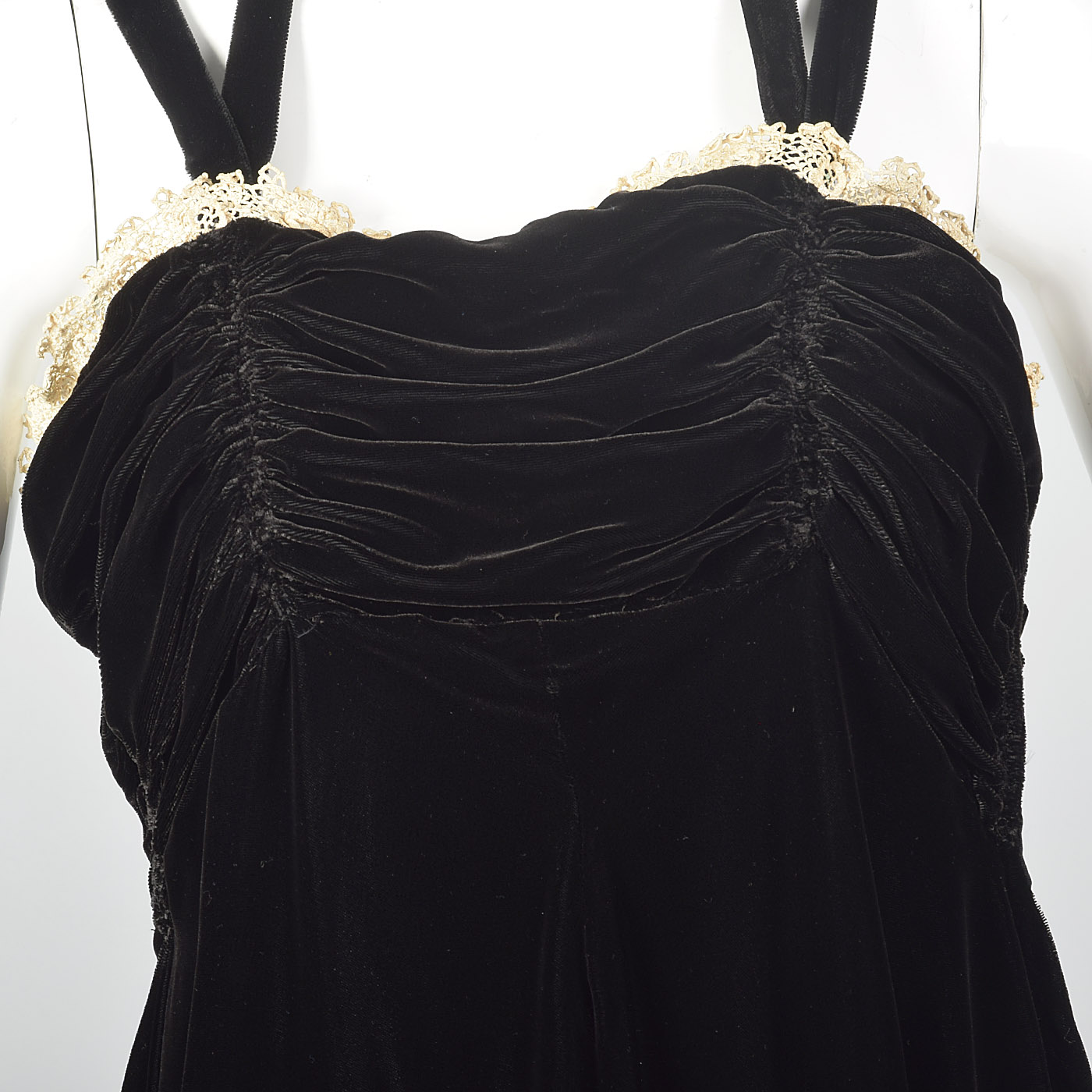 black velvet halter dress