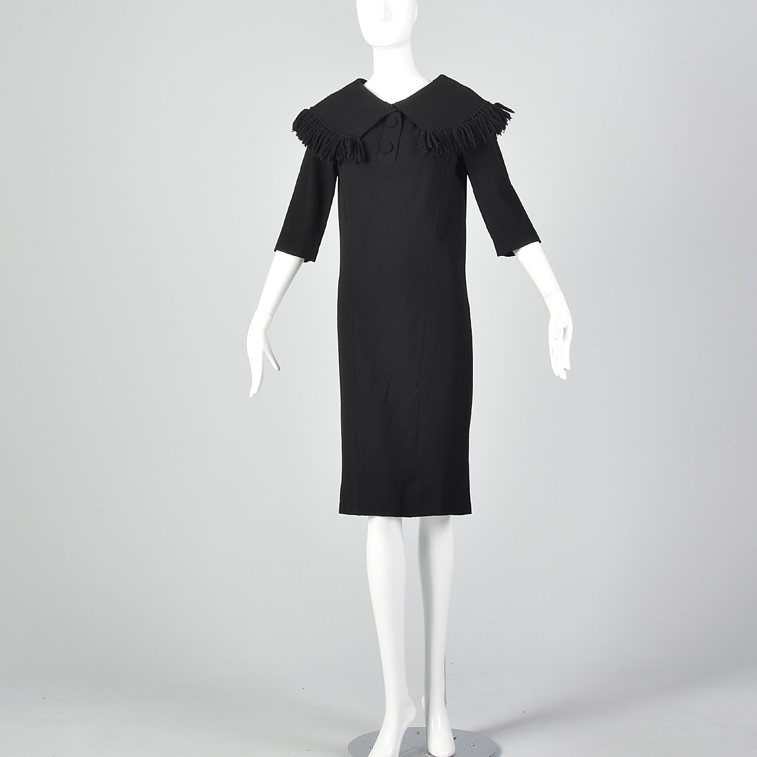 black sack dress