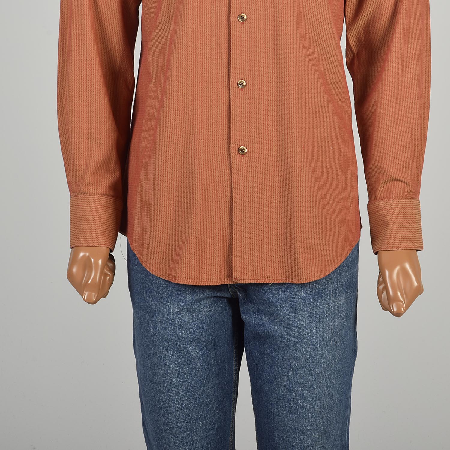 Medium 1990s Kenzo Red Gold Button Down Long Sleeve Shirt Very 