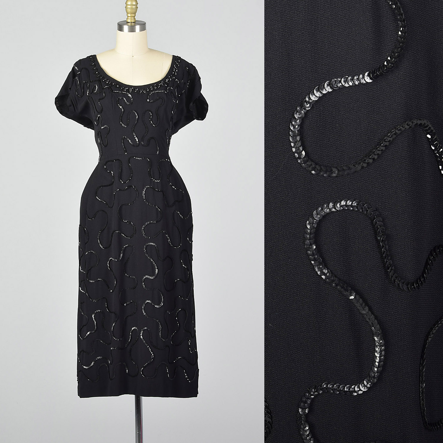 1950s little black dress