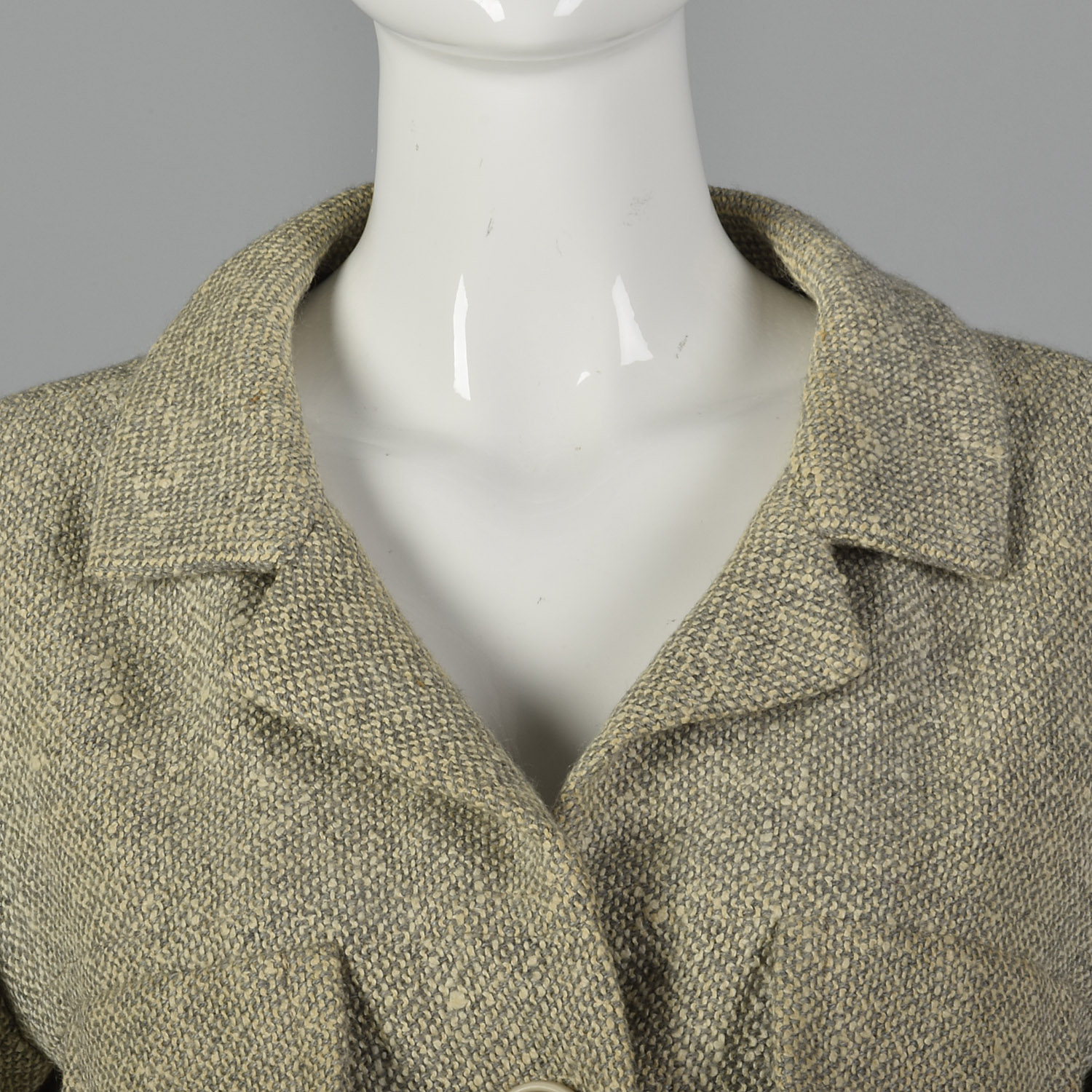 L1960s Balenciaga Haute Couture Numbered Tweed Jacket