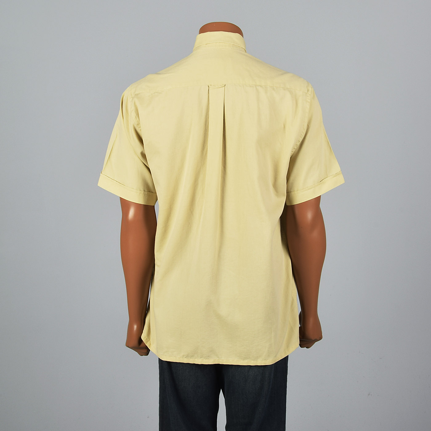 gold mens button down shirt